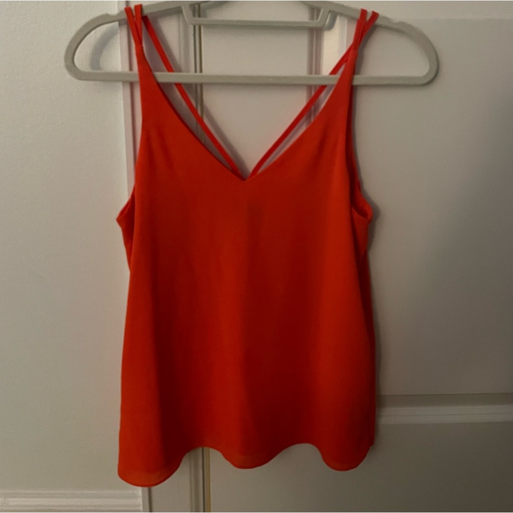 Topshop Orange Tank Top